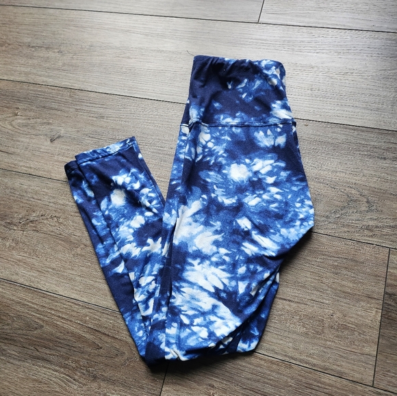 Womens tie Dye leggings size medium sho sho blue - Picture 1 of 6